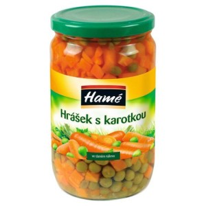 Hrášek s karotkou 720g HAMÉ (231219.15)