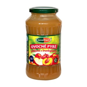 Ovocné pyré jablko+broskev 700g (233334.17)