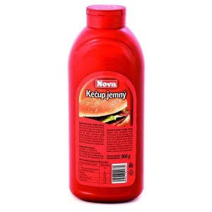 Kečup jemný 900g plast NOVA (250123.22)