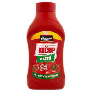 Kečup ostrý 900g plast (250148.22)