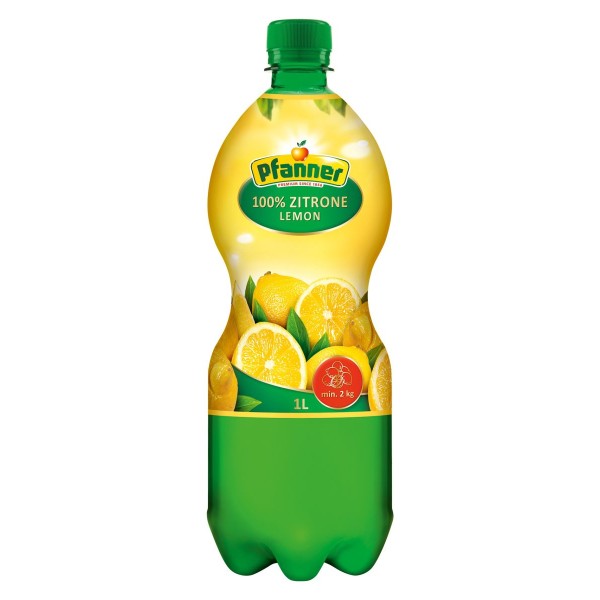 Citronová šťáva 100% 1l PFANNER (211906.29)