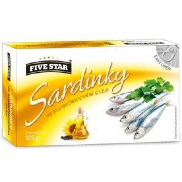 Sardinky 125g v oleji P (215534.33)