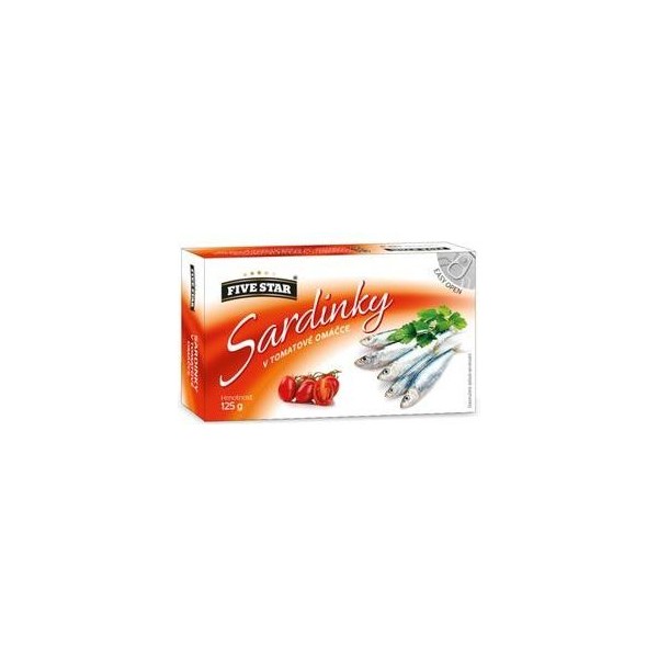 Sardinky 125g v tomatě P (215536.33)