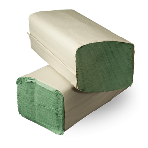Papírový ručník ZZ zelený 200ks (410300.45)