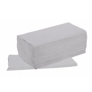Papírový ručník ZZ šedý 23x25cm (410302.45)