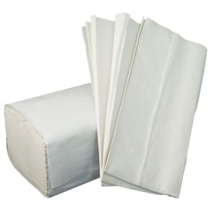 Papírový ručník ZZ bílý 150ks (410306.45)