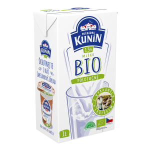 Bio mléko polotučné