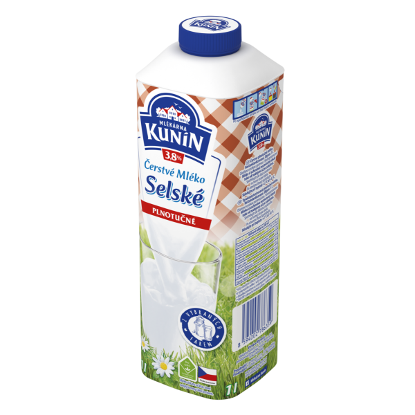 Selské čerstvé mléko