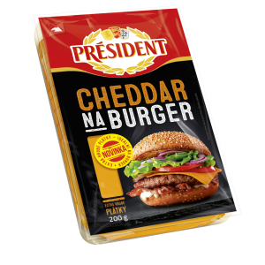 Cheddar plátky na burger