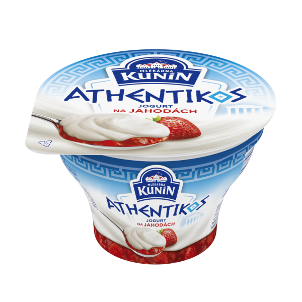 Athentikos jogurt na jahodách