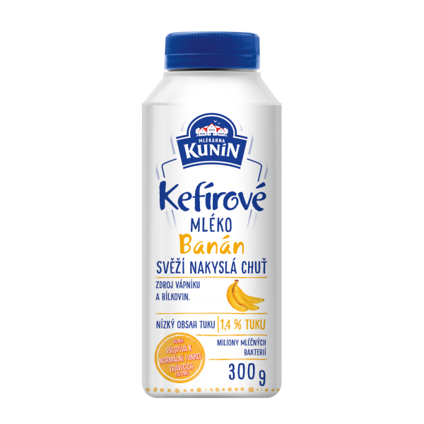 Kefírové mléko banán