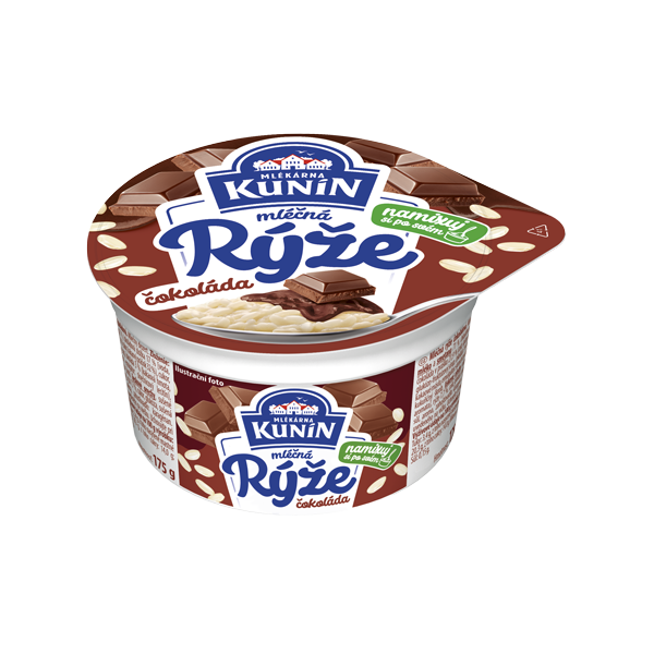 Mléčná rýže čokoláda