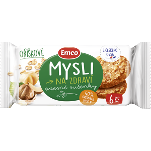 EMCO ovesné sušenky 60g oříškové (290100.27)