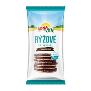 Puf.rýžový chlebíček s tmanou polevou 70g (216030.34)