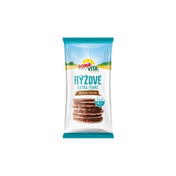 Puf.rýžový chlebíček s mléčnou polevou 70g (216031.34)