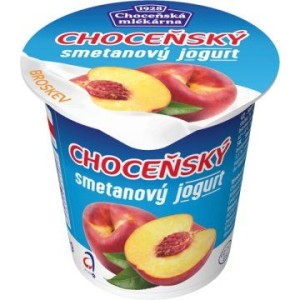 Jogurt Choc. smet. 150g broskev (121102.02)