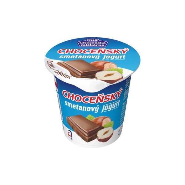 Jogurt Choc. smet. 150g oříšek (121115.02)