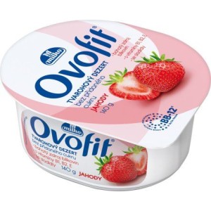 Jogurt Ovofit 140g jahoda (121160.02)