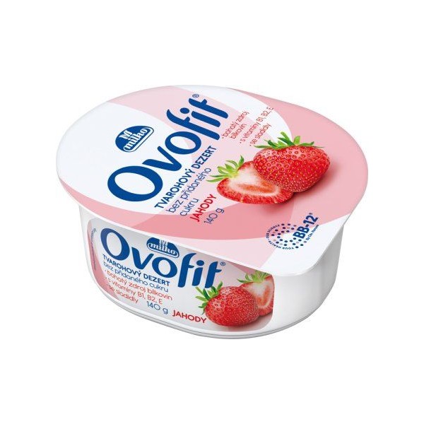 Jogurt Ovofit 140g jahoda (121160.02)