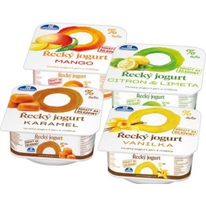 Jogurt řecký 140g mango, karamel,vanilka (121243.02)