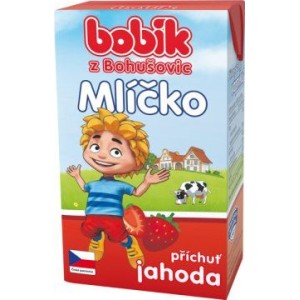 Mléko ochucené 250ml jahodové (123056.04)