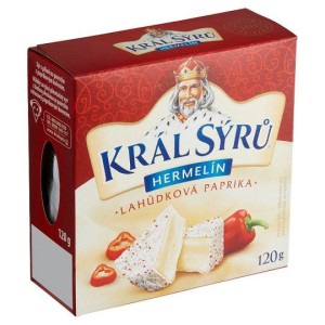 Král sýrů Hermelín paprika 120g (124251.05)