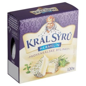 Král sýrů Hermelín provensál 120g (124253.05)
