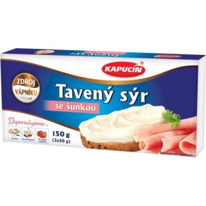 Sýr tavený 150g Kapucín se šunkou (124521.05)